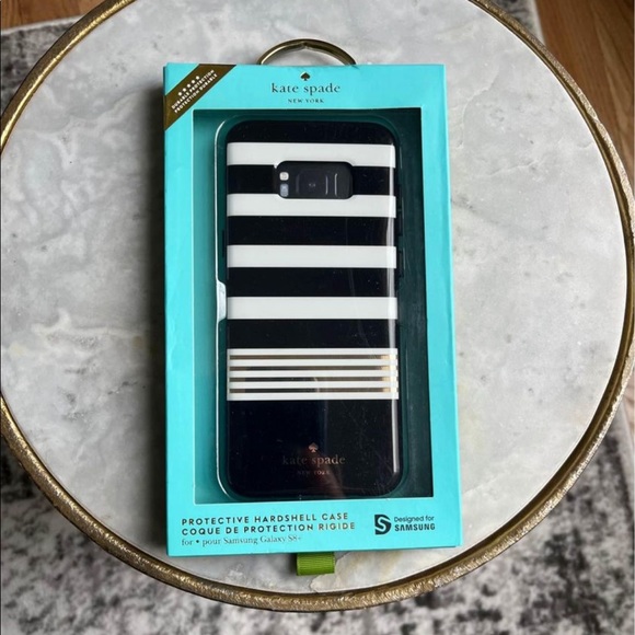 kate spade Accessories - Kate Spade New York Samsung Galaxy S8+ Striped Phone Case NEW!KSSA-035-STBWG